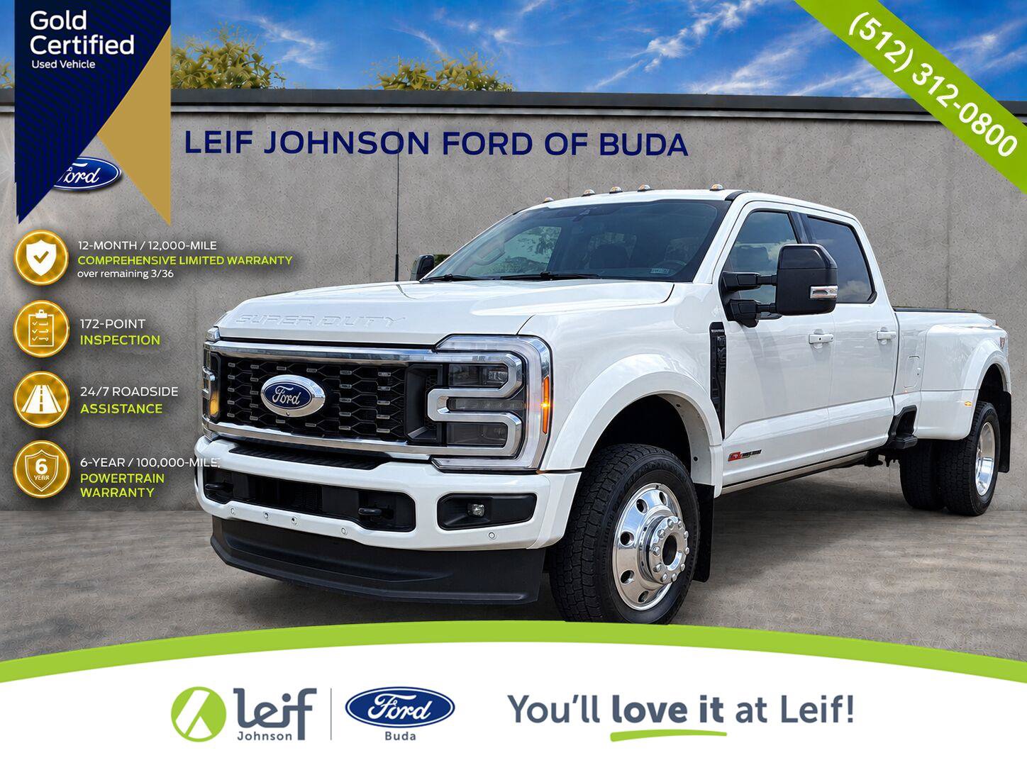 Certified 2025 Ford F450 Platinum w/ FX4 Off-Road Package