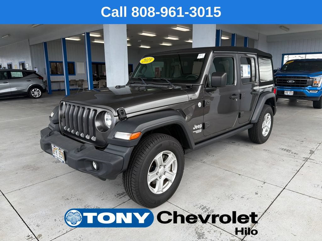Used 2019 Jeep Wrangler Unlimited Sport S AWD/4WD image 1