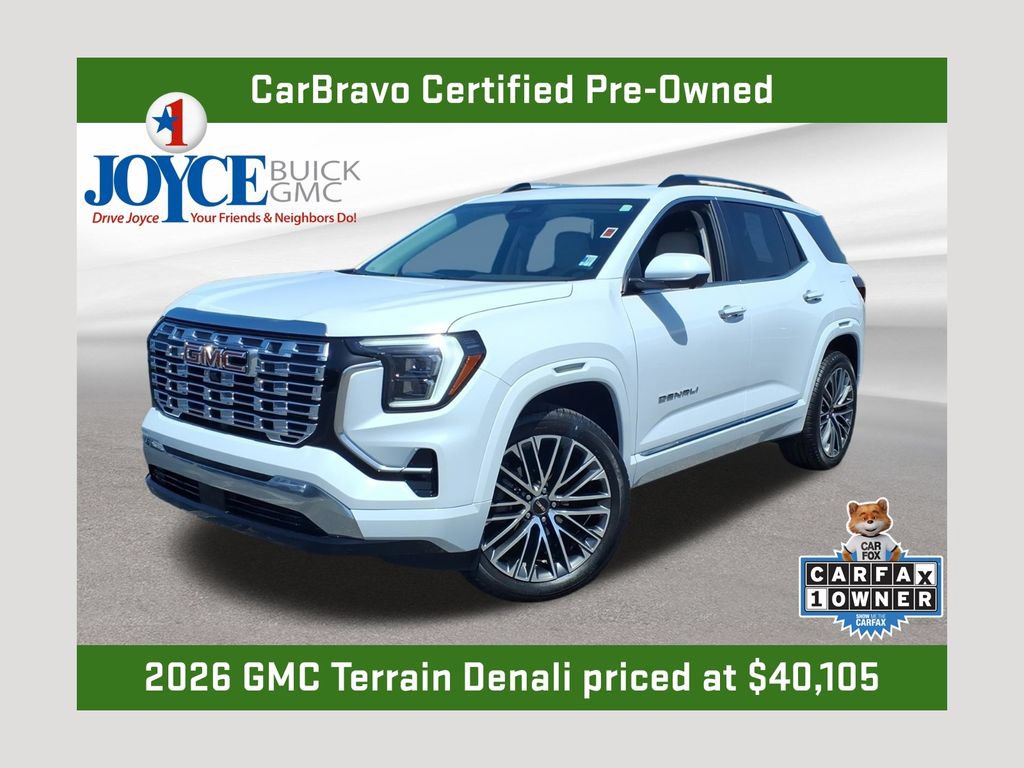 Certified 2026 GMC Terrain Denali w/ LPO, Floor Liner Package AWD/4WD image 1