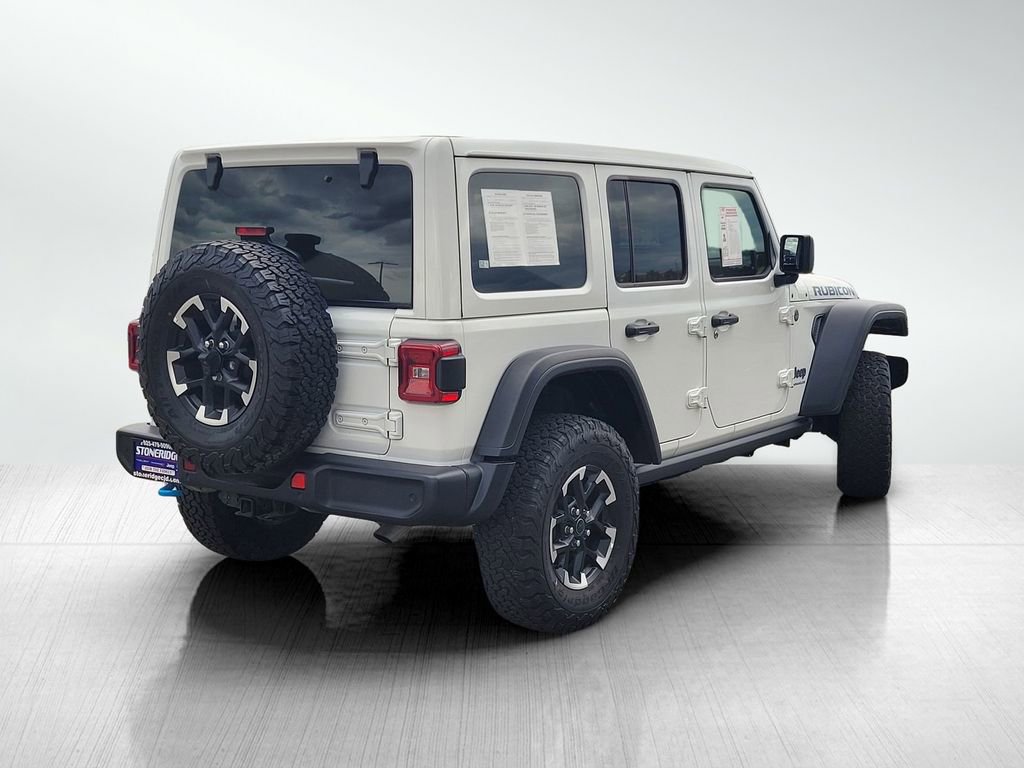 Used 2025 Jeep Wrangler Unlimited Rubicon 4xe w/ Safety Group AWD/4WD image 4