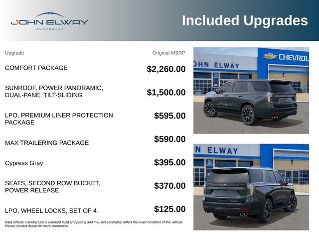 New 2026 Chevrolet Tahoe RST w/ Comfort Package AWD/4WD image 2