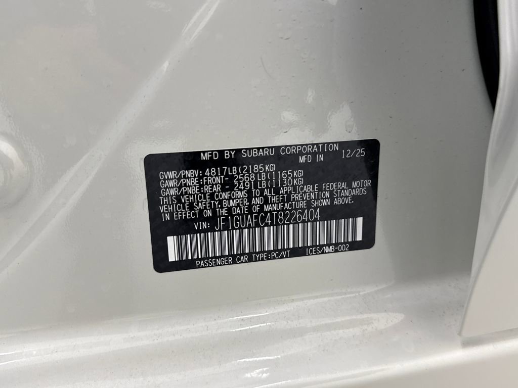 New 2026 Subaru Impreza 2.0i Sport image 27