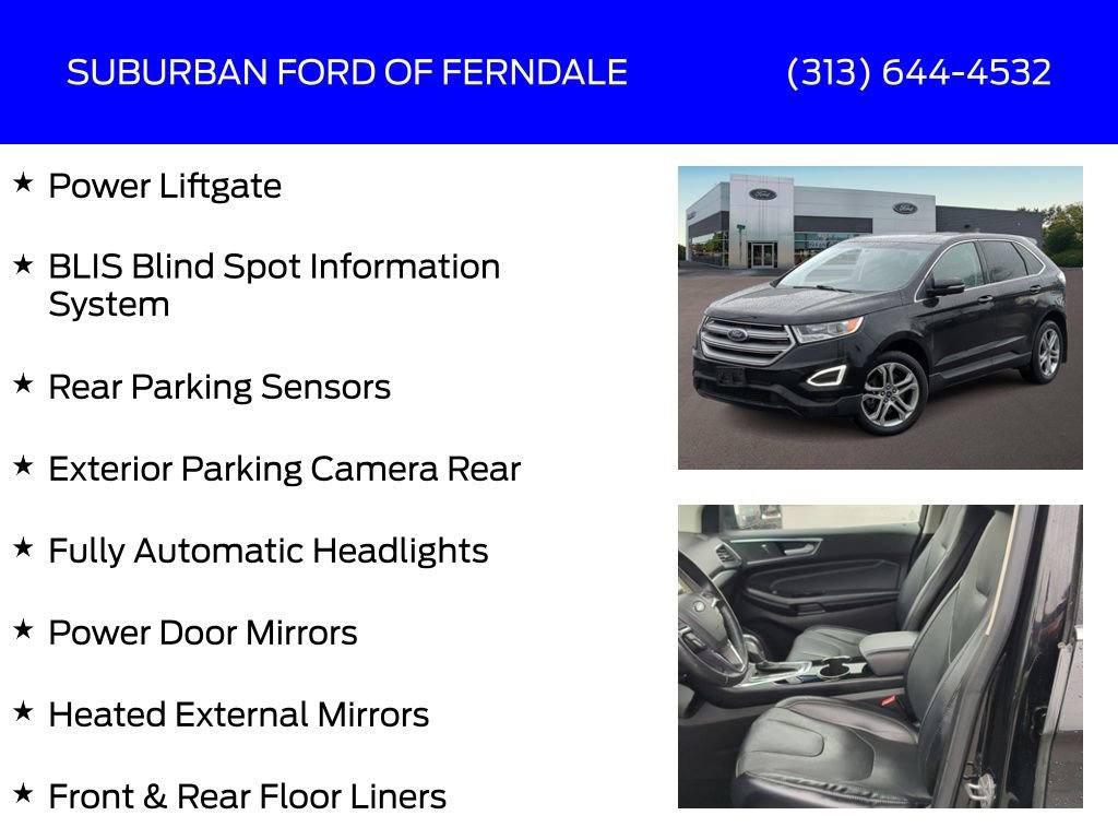 Used 2017 Ford Edge Titanium w/ Equipment Group 301A image 17