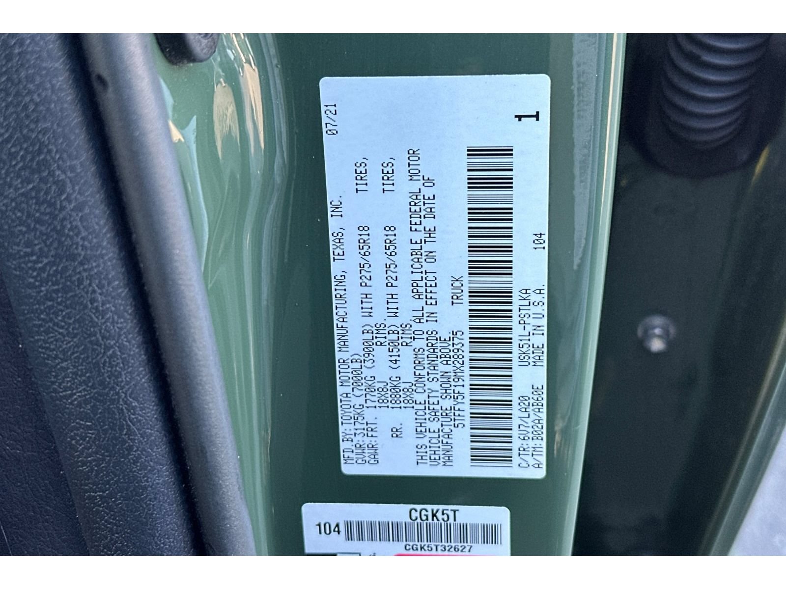 Certified 2021 Toyota Tundra Limited w/ Limited Premium Package RWD image 35