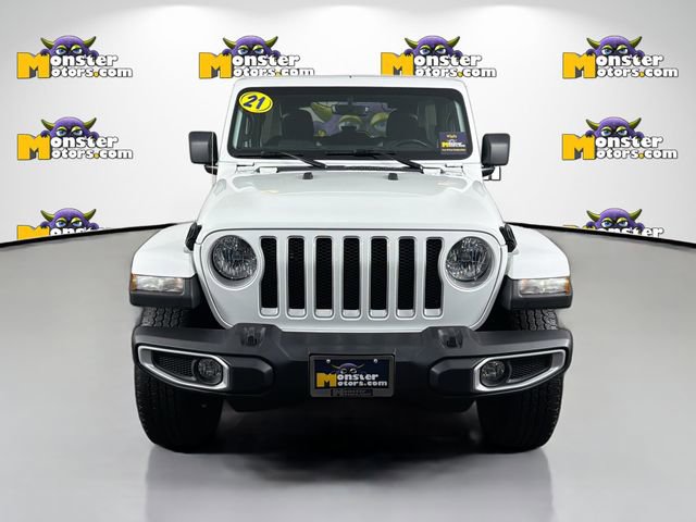 Used 2021 Jeep Wrangler Unlimited Sahara w/ Uconnect 4C Nav & Sound Group image 2