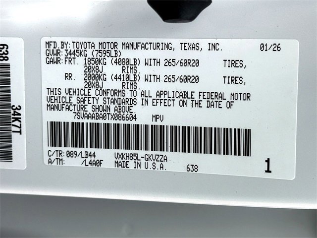 New 2026 Toyota Sequoia 1794 Edition image 26