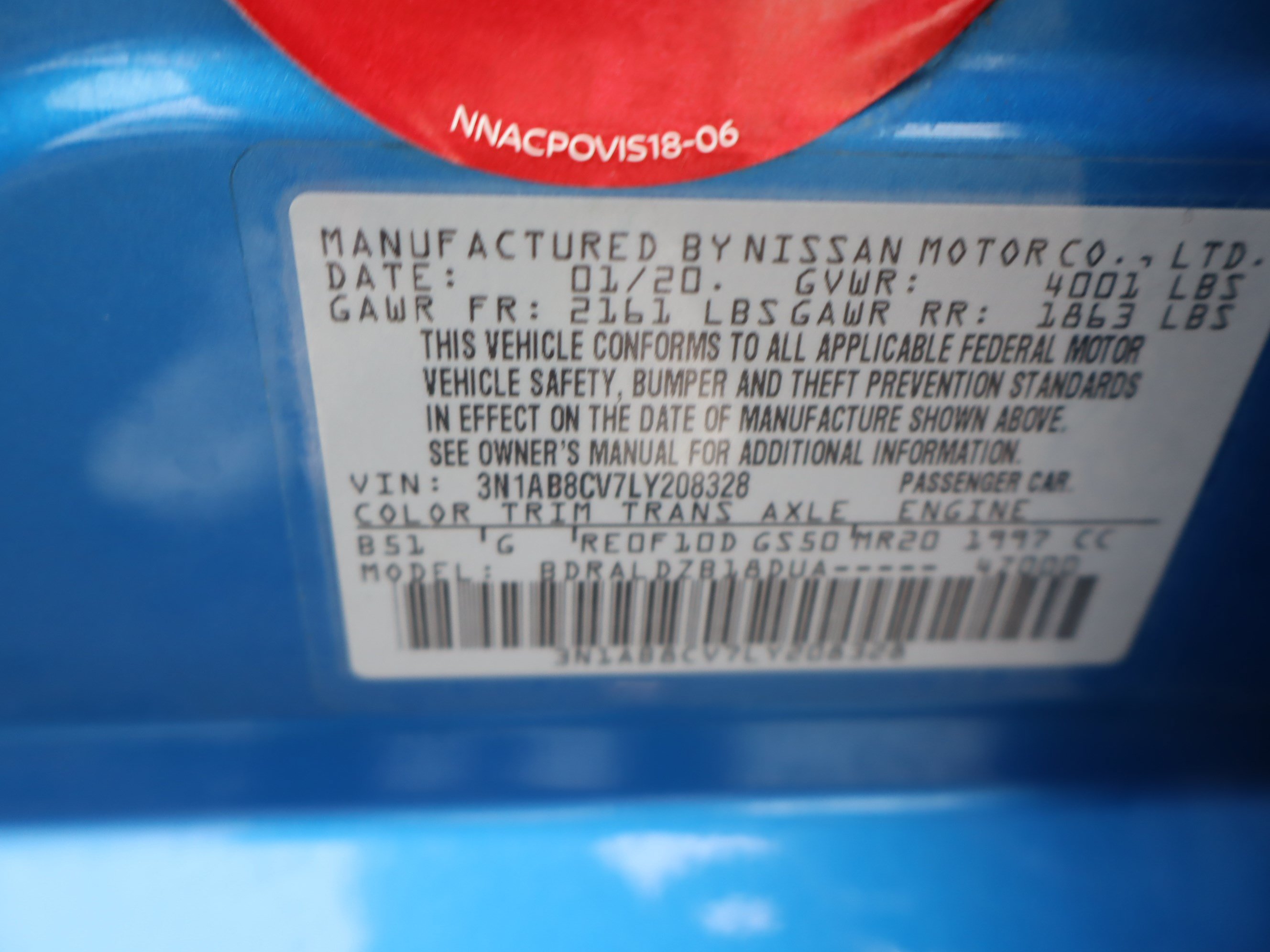 Used 2020 Nissan Sentra SV FWD image 42