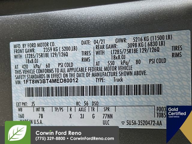 Certified 2021 Ford F350 Platinum w/ Tremor Off-Road Package image 36