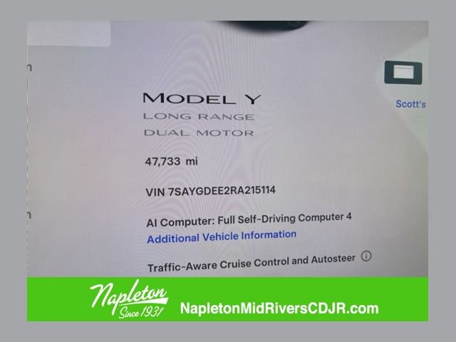 Used 2024 Tesla Model Y Long Range AWD/4WD image 1