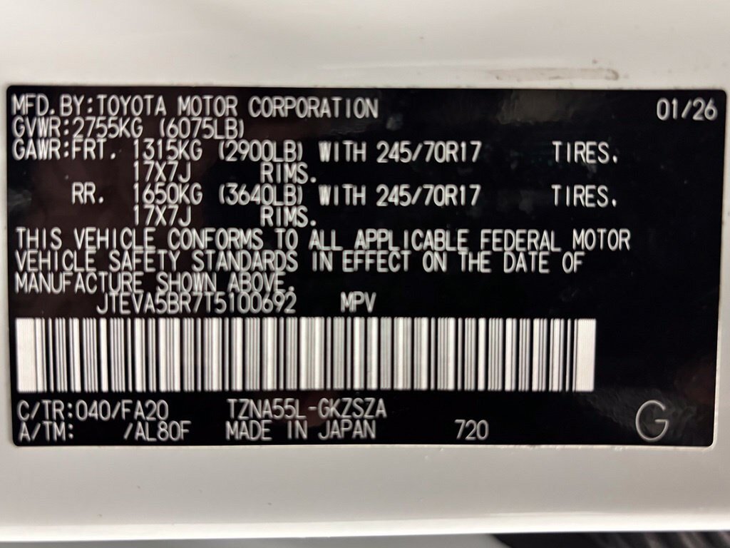 Used 2026 Toyota 4Runner SR5 AWD/4WD image 10