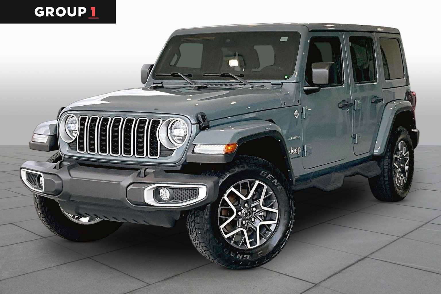 Used 2024 Jeep Wrangler Unlimited Sahara w/ Safety Group AWD/4WD image 1