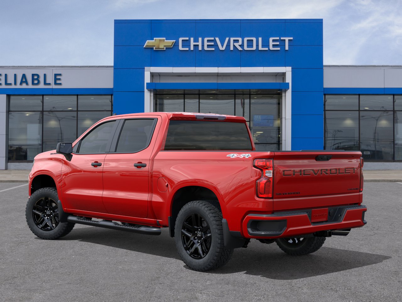 New 2026 Chevrolet Silverado 1500 Custom w/ Turbomax Blackout Package AWD/4WD image 3