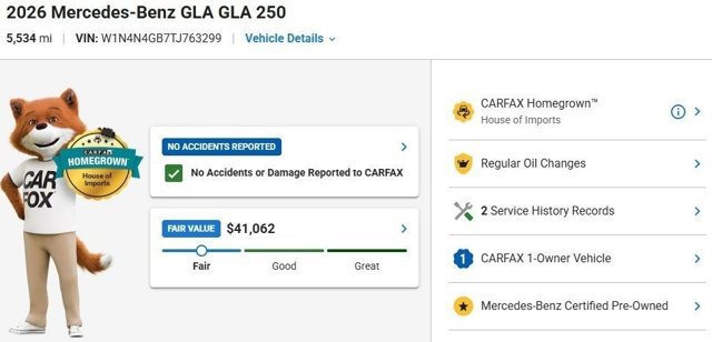Certified 2026 Mercedes-Benz GLA 250 image 3