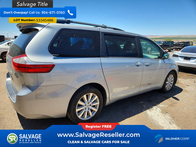 Used 2015 Toyota Sienna Limited Premium AWD/4WD image 4