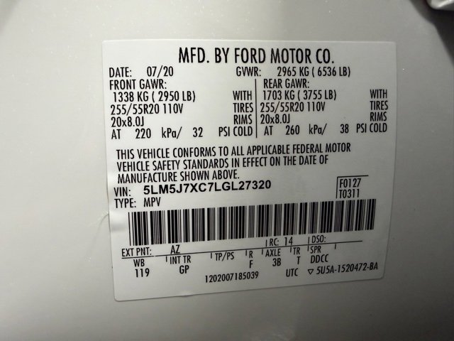 Used 2020 Lincoln Aviator Reserve w/ Elements Package Plus image 30