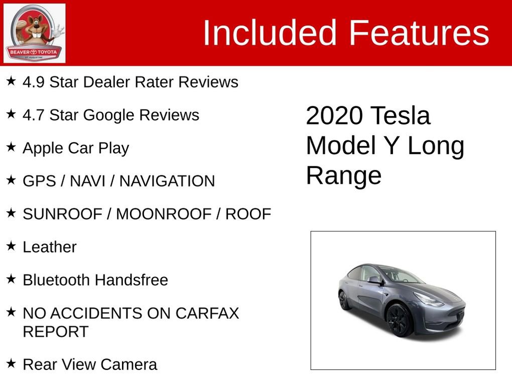 Used 2020 Tesla Model Y Long Range AWD/4WD image 4