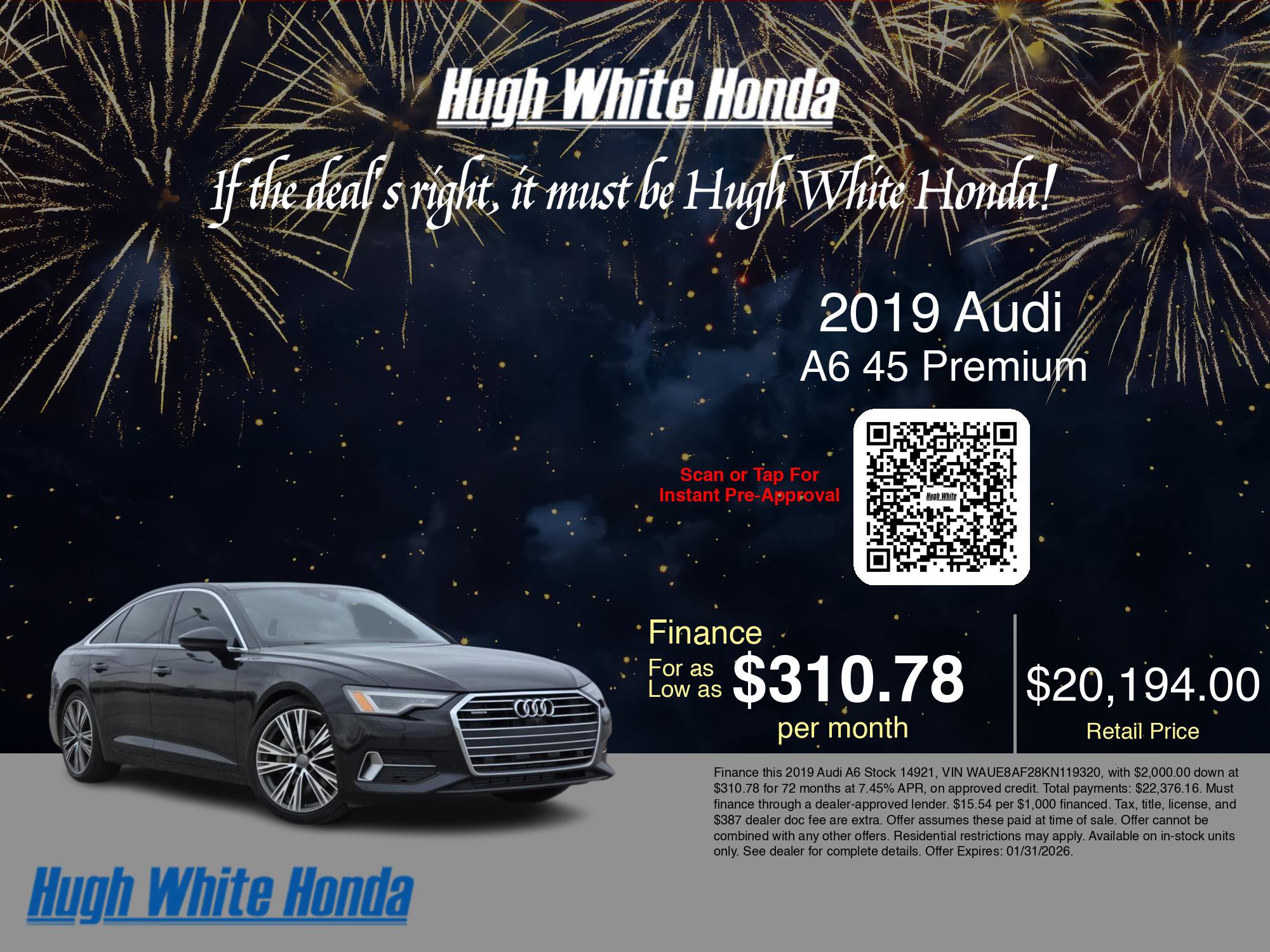 Used 2019 Audi A6 2.0T Premium Plus w/ Premium Plus Package image 3