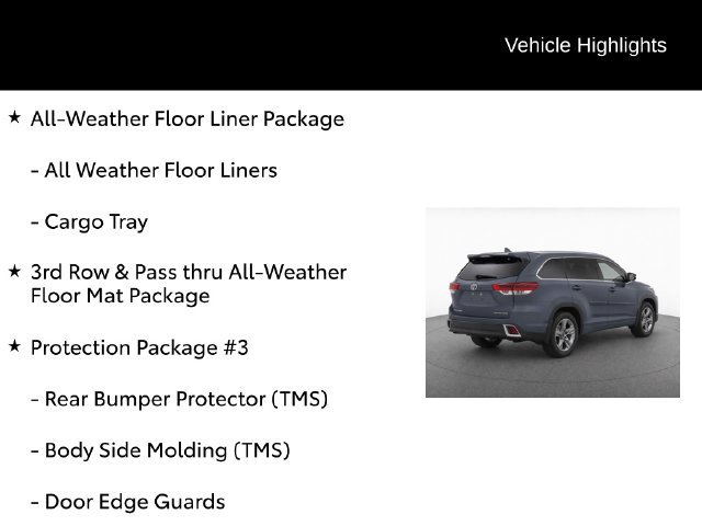 Certified 2018 Toyota Highlander Limited w/ Protection Package #3 AWD/4WD image 7