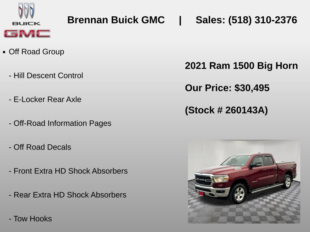 Used 2021 RAM 1500 Big Horn AWD/4WD image 24