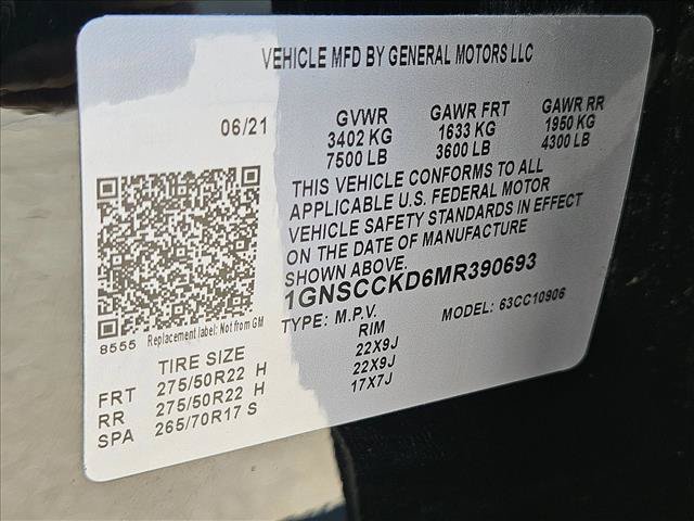 Used 2021 Chevrolet Suburban LT RWD image 23