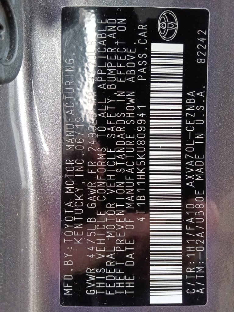 Used 2019 Toyota Camry LE w/ Phone Cable & Charge Package image 33