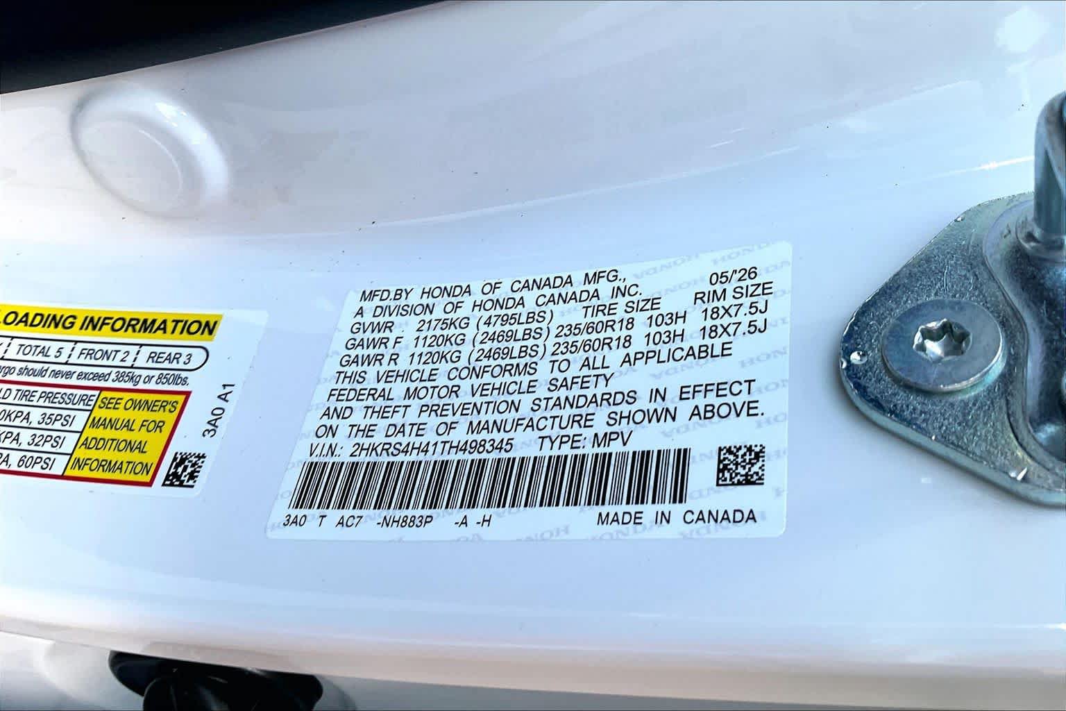 New 2026 Honda CR-V EX image 5