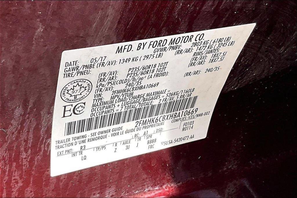 Used 2017 Ford Flex SEL w/ Equipment Group 202A AWD/4WD image 36