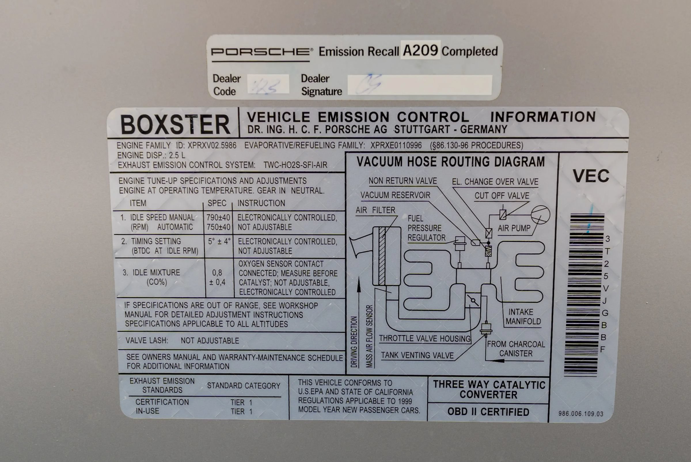 Used 1999 Porsche Boxster RWD image 52