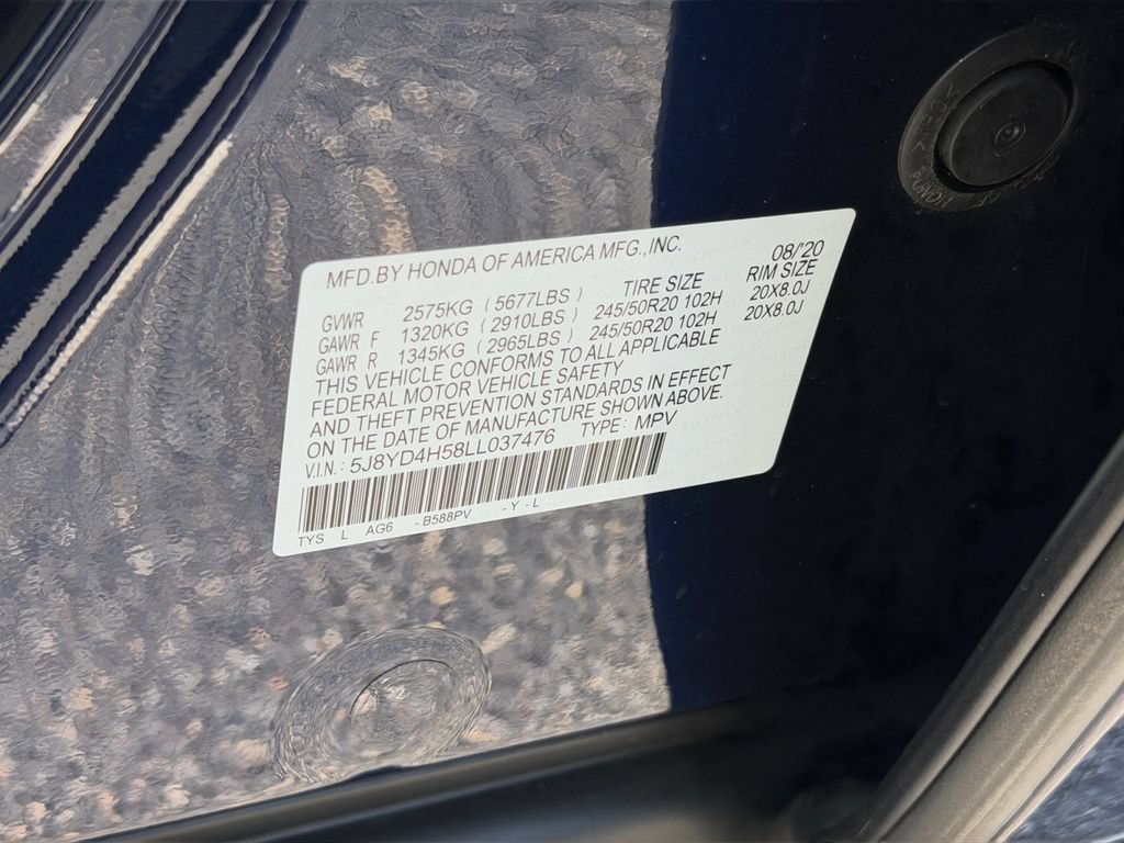 Used 2020 Acura MDX w/ Technology Package AWD/4WD image 30