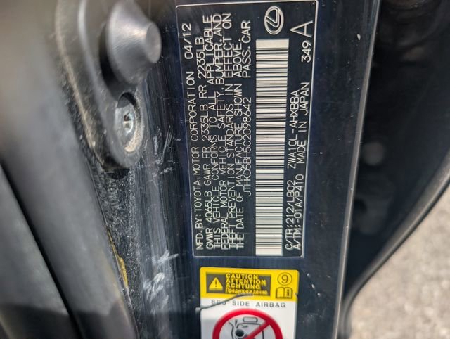 Used 2012 Lexus CT 200h Premium w/ Premium Audio Pkg FWD image 27