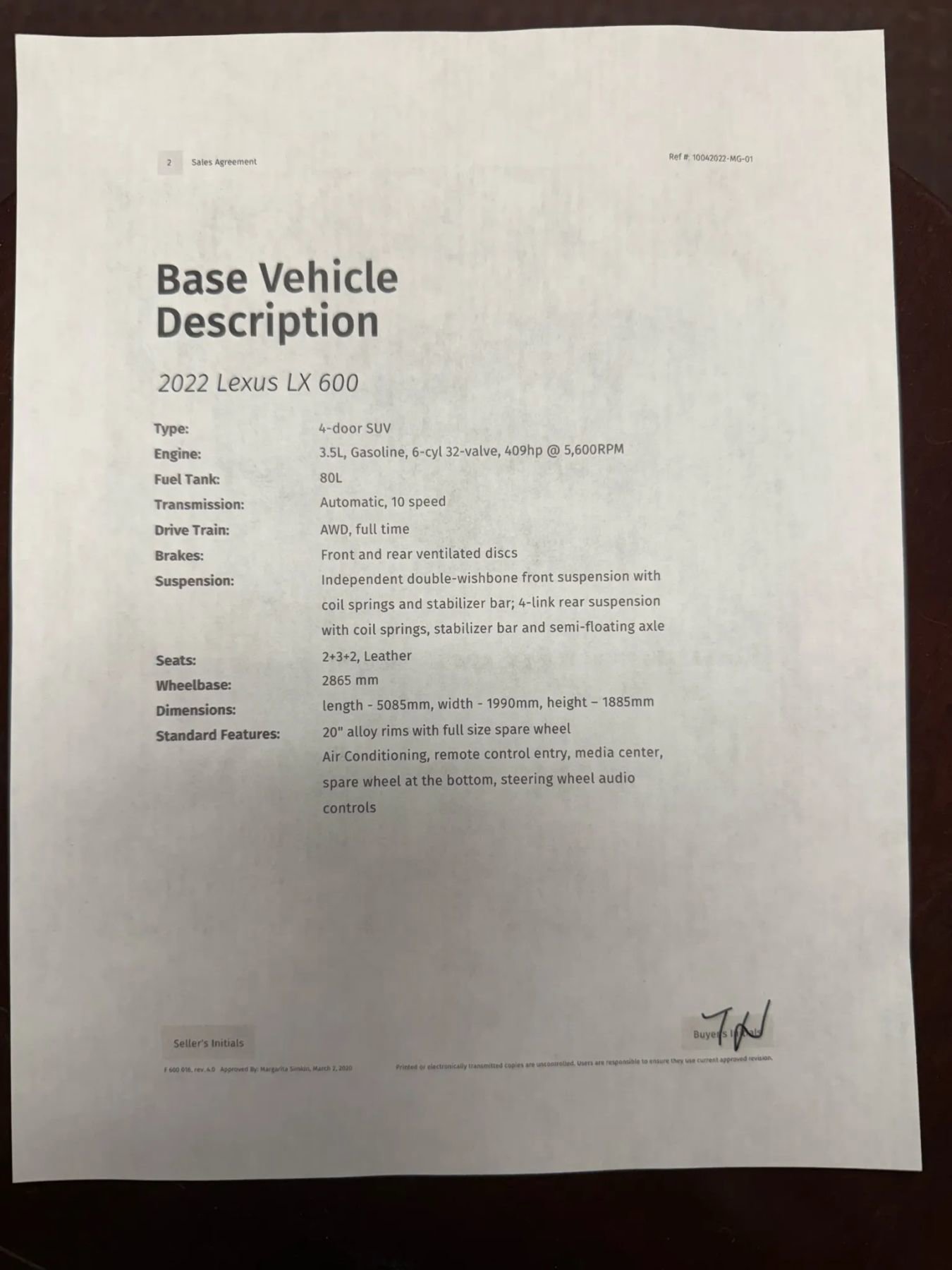 Used 2022 Lexus LX 600 4WD w/ Premium Package image 32