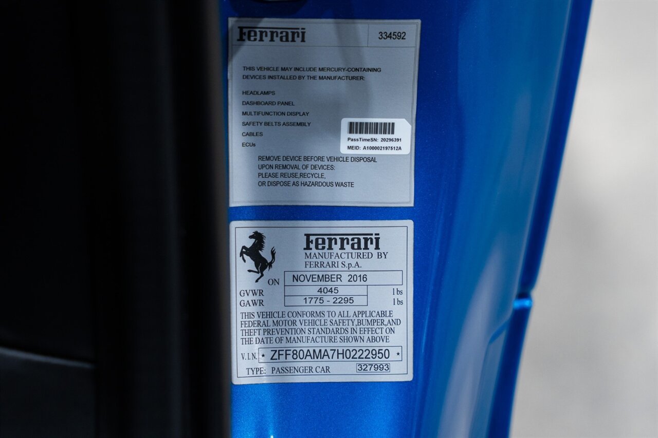 Used 2017 Ferrari 488 Spider RWD image 32
