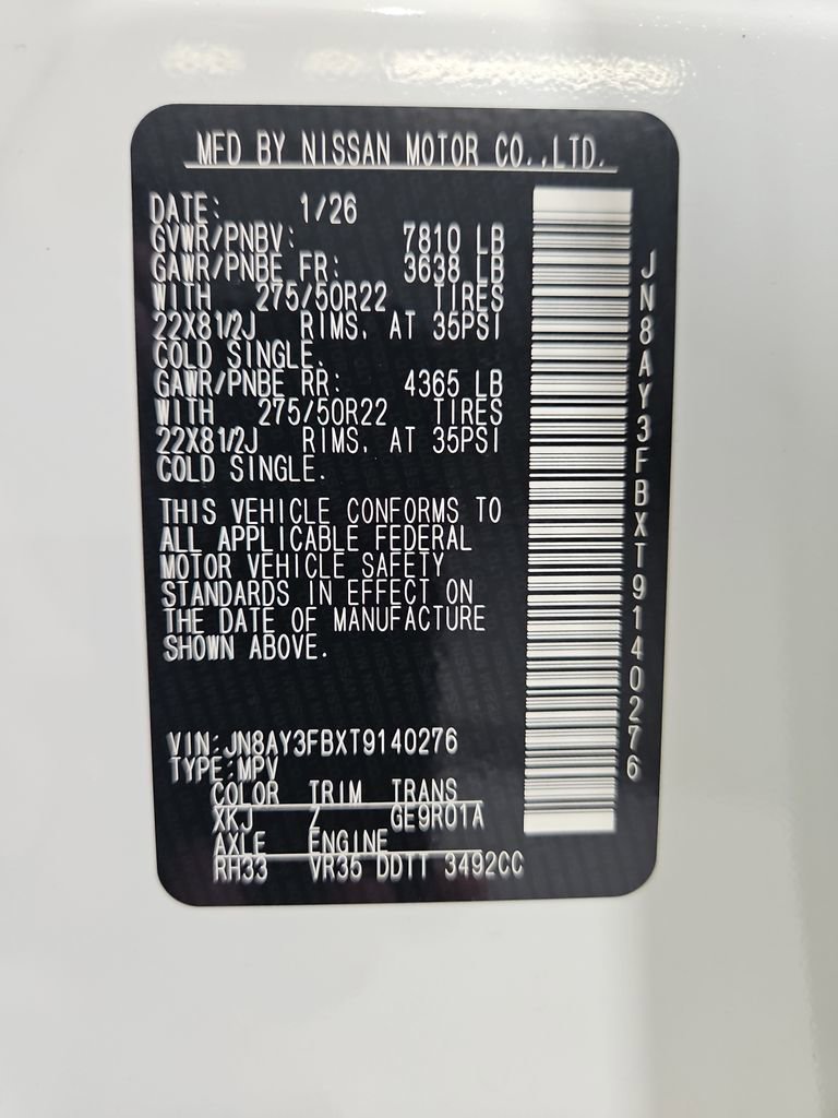 New 2026 Nissan Armada NISMO AWD/4WD image 31