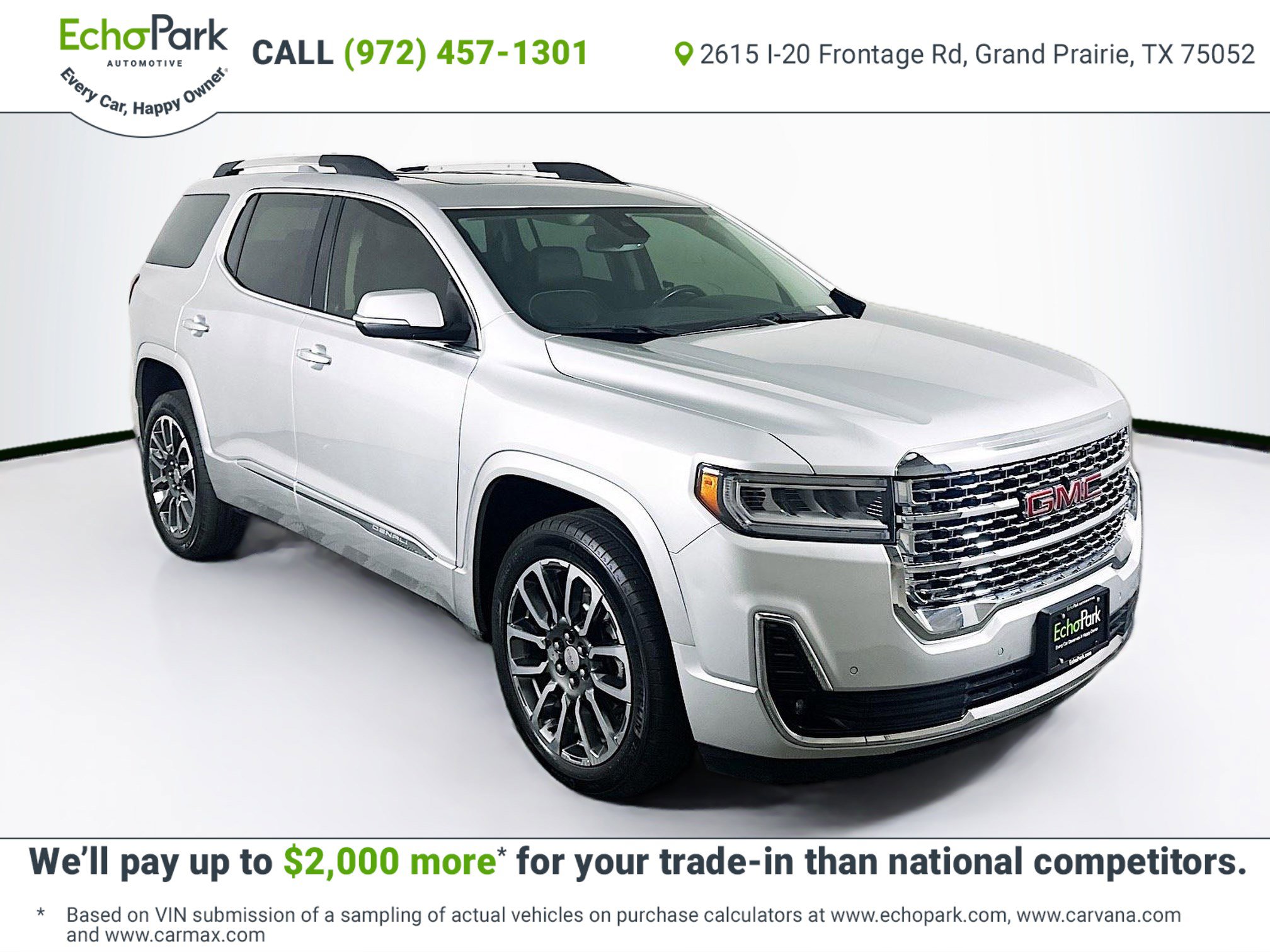 Used 2020 GMC Acadia Denali