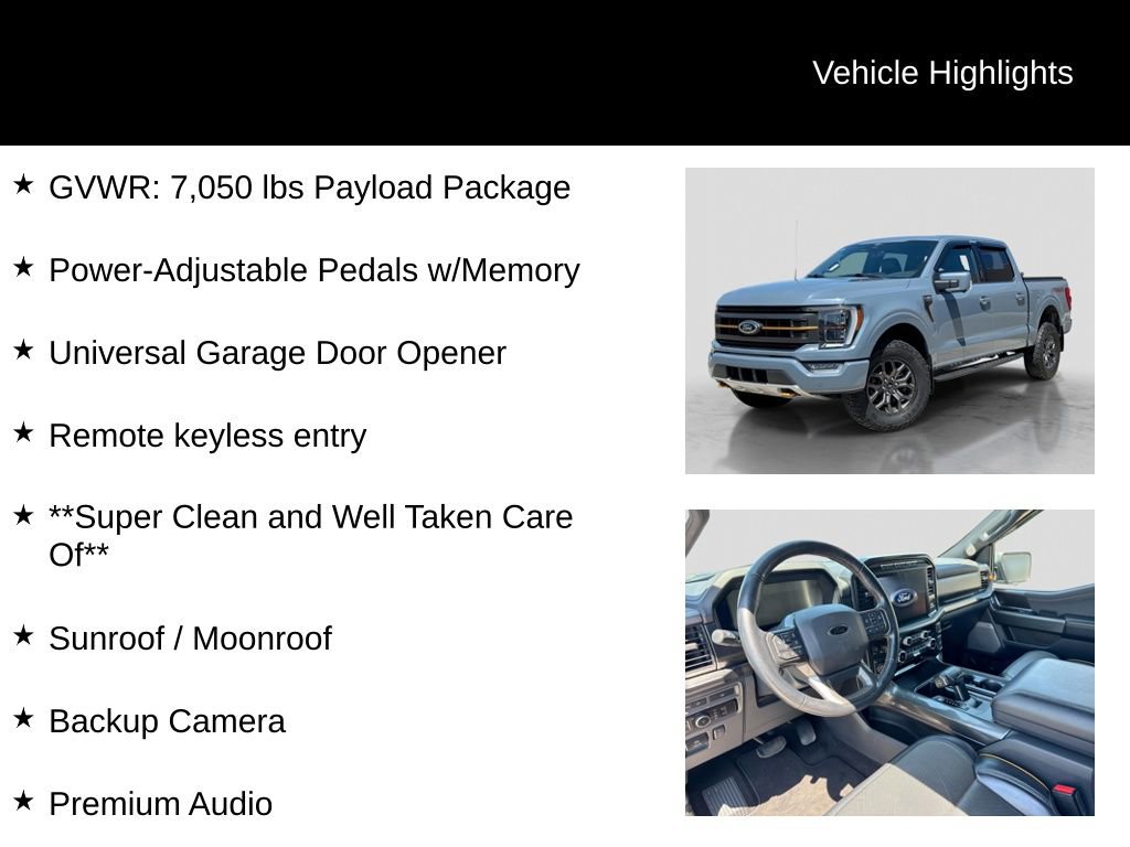 Used 2023 Ford F150 Tremor w/ Equipment Group 402A High AWD/4WD image 21