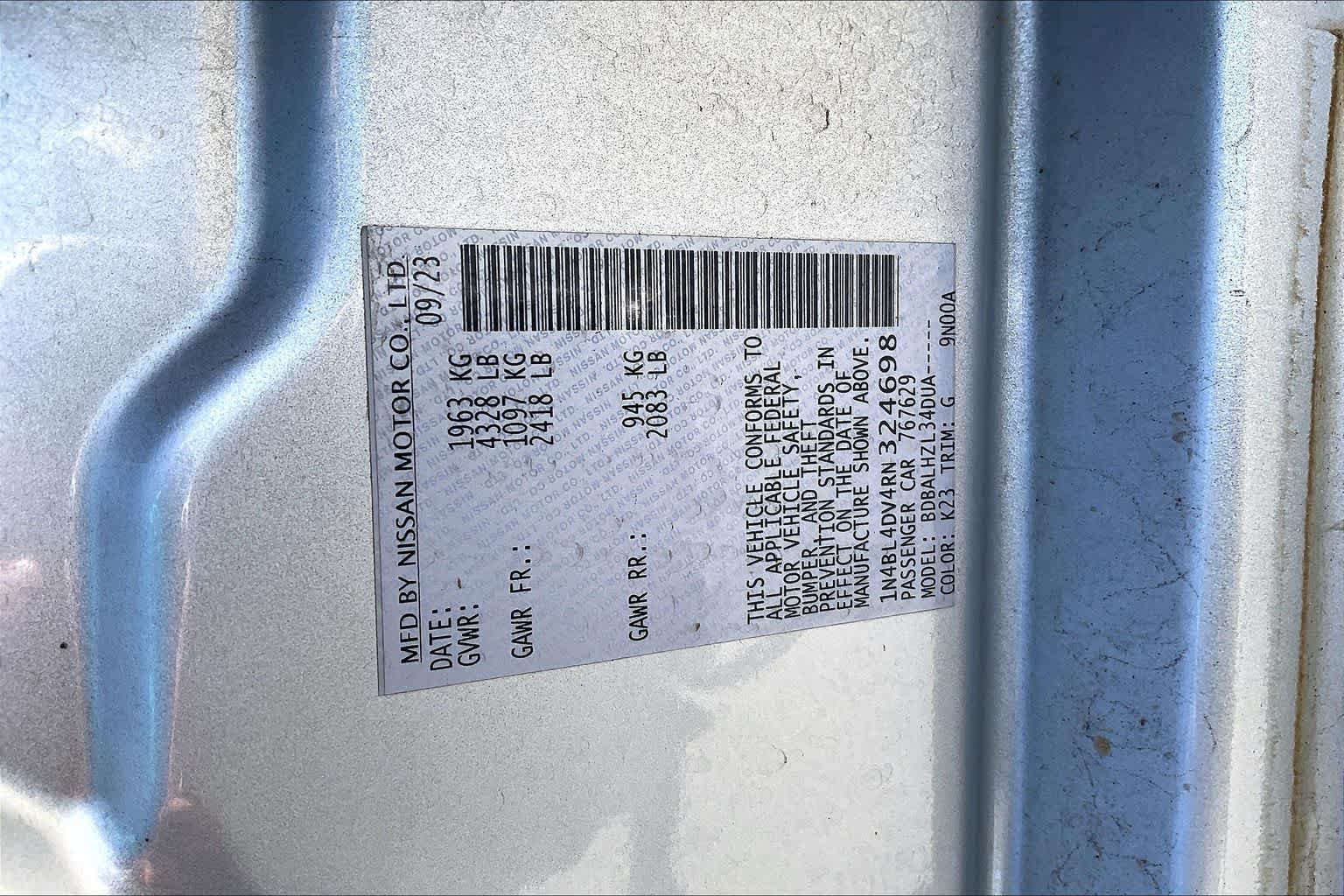 Used 2024 Nissan Altima 2.5 SV FWD image 20