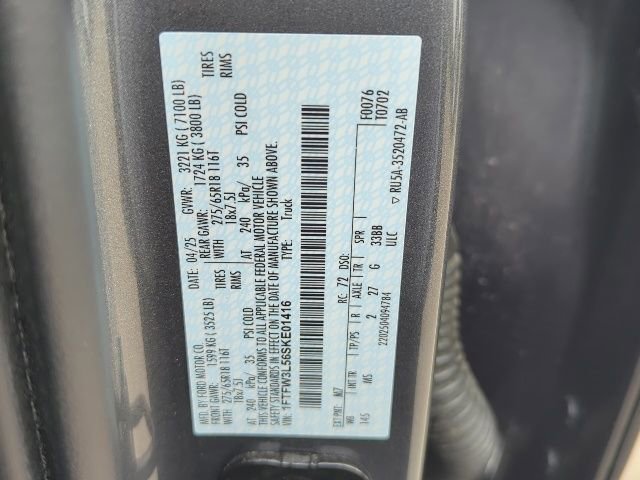 Used 2025 Ford F150 XLT w/ Equipment Group 301A Standard image 31