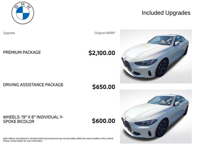 Used 2026 BMW 430i xDrive Coupe w/ Premium Package AWD/4WD image 3