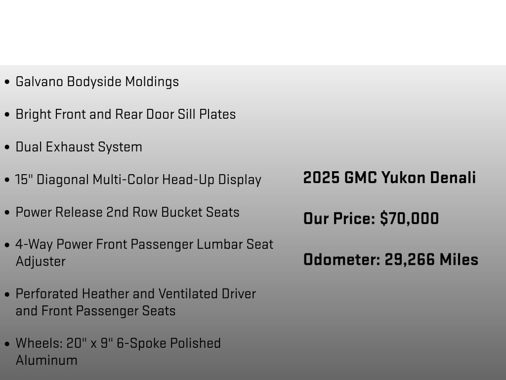 Used 2025 GMC Yukon Denali image 30