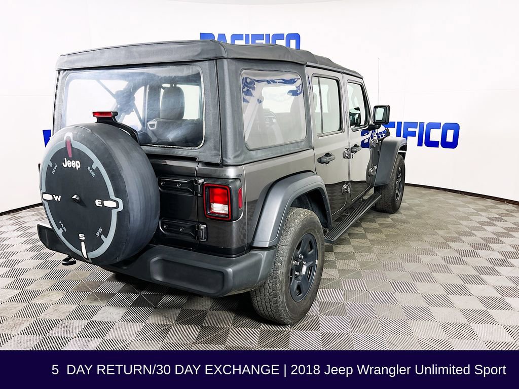 Used 2018 Jeep Wrangler Unlimited Sport AWD/4WD image 8