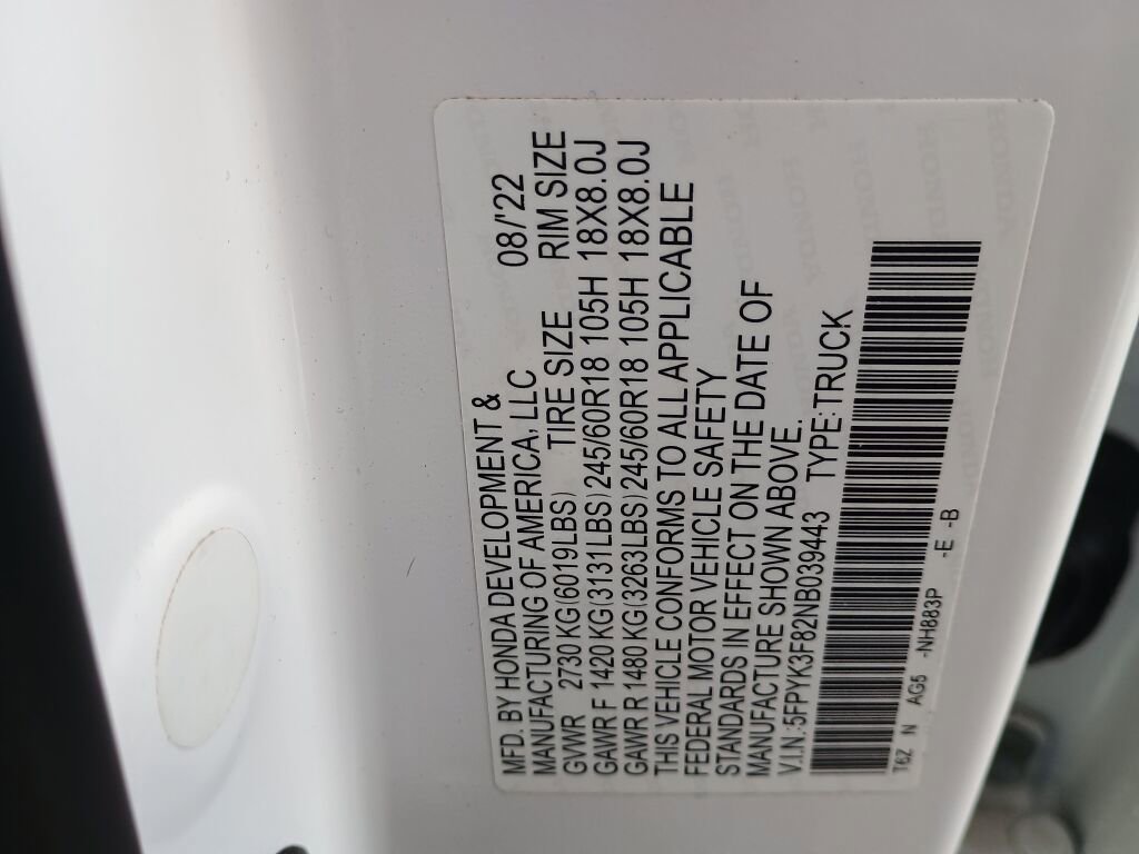 Used 2022 Honda Ridgeline Black Edition image 26