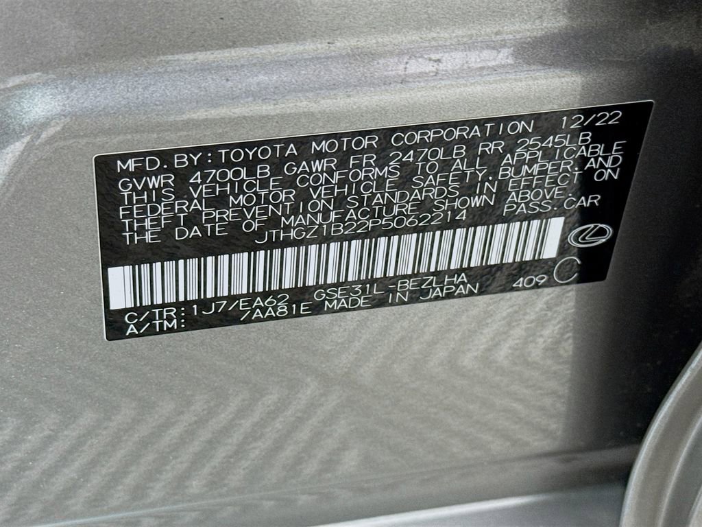 Certified 2023 Lexus IS 350 F Sport w/ Handling Package RWD image 32