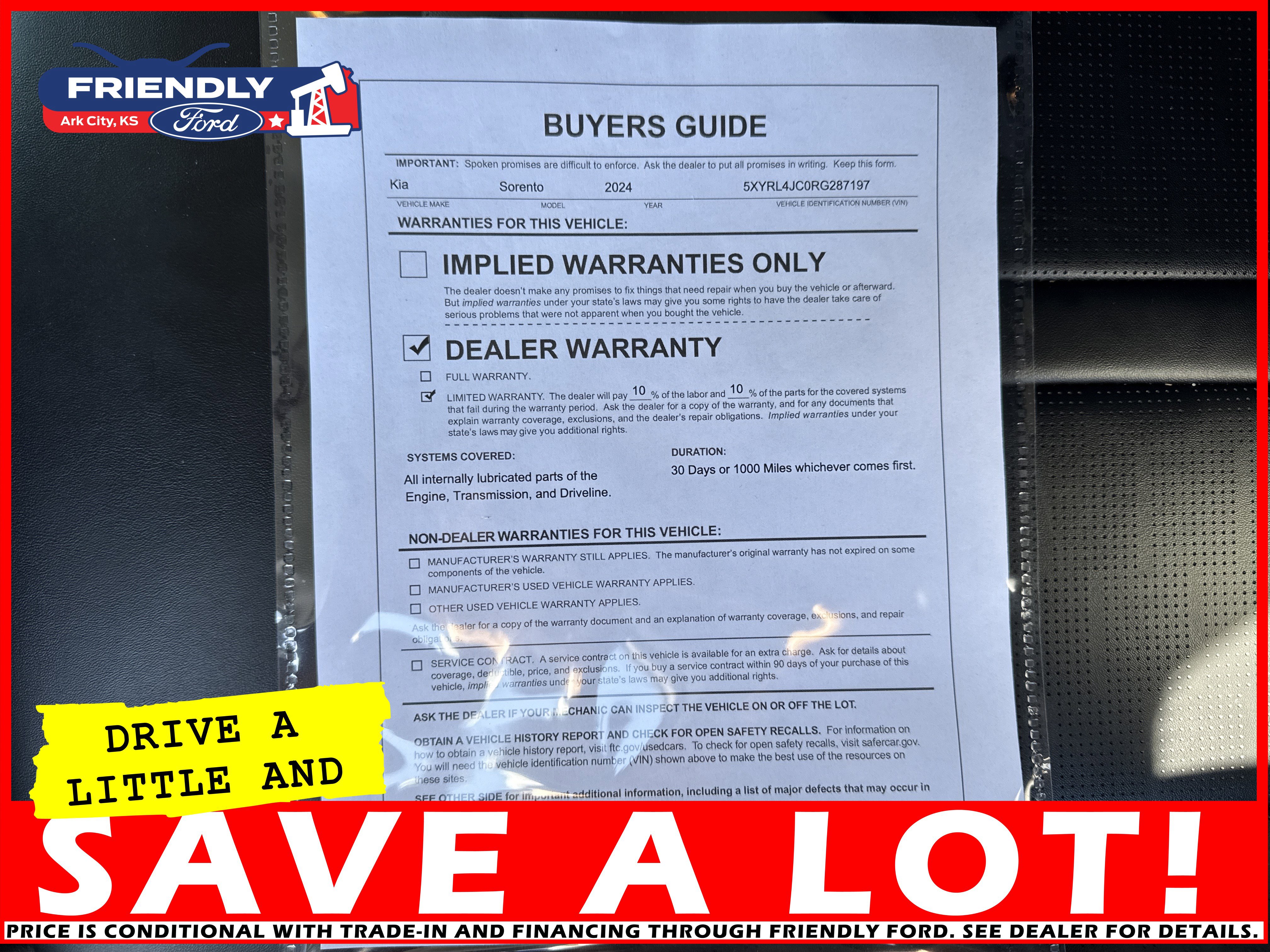 Used 2024 Kia Sorento S image 21