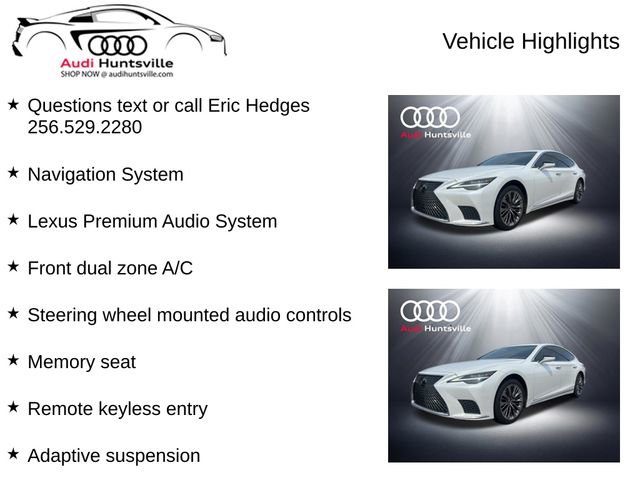 Used 2022 Lexus LS 500 w/ Accessory Package (Z2) image 6