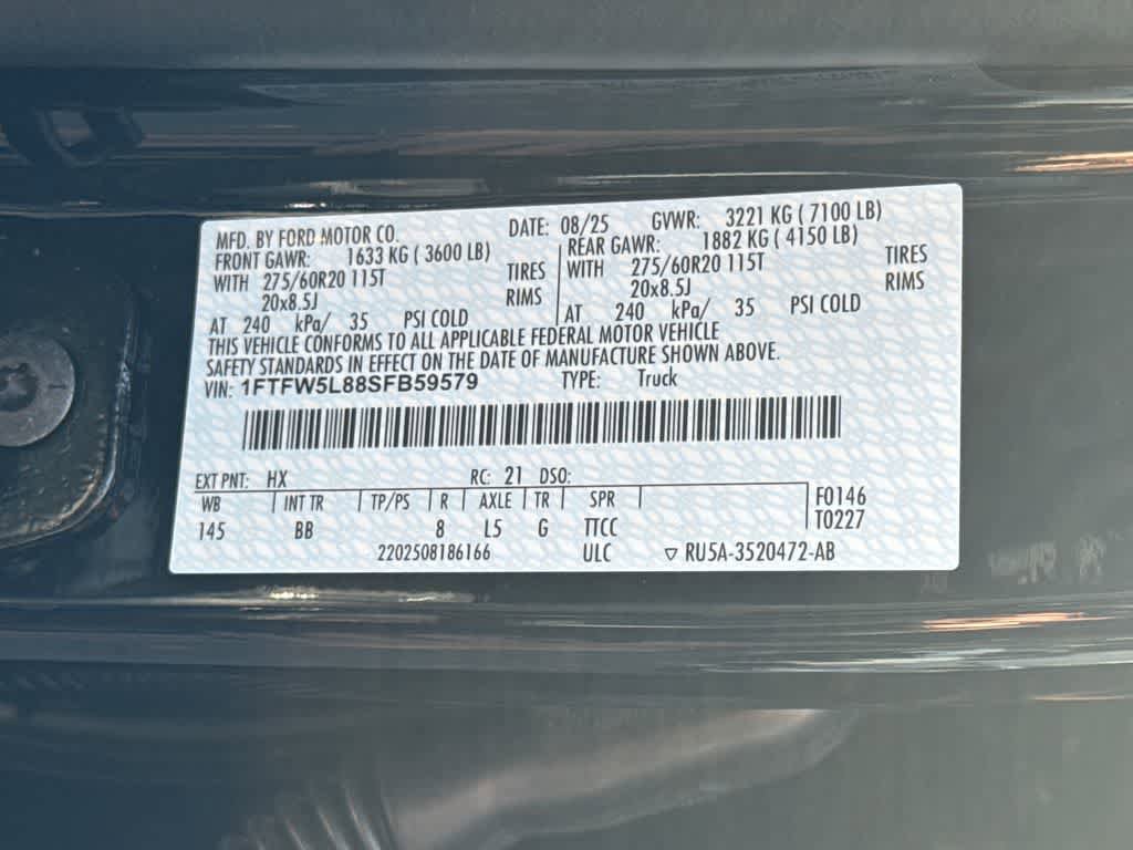 New 2025 Ford F150 Lariat w/ Equipment Group 502A High image 35
