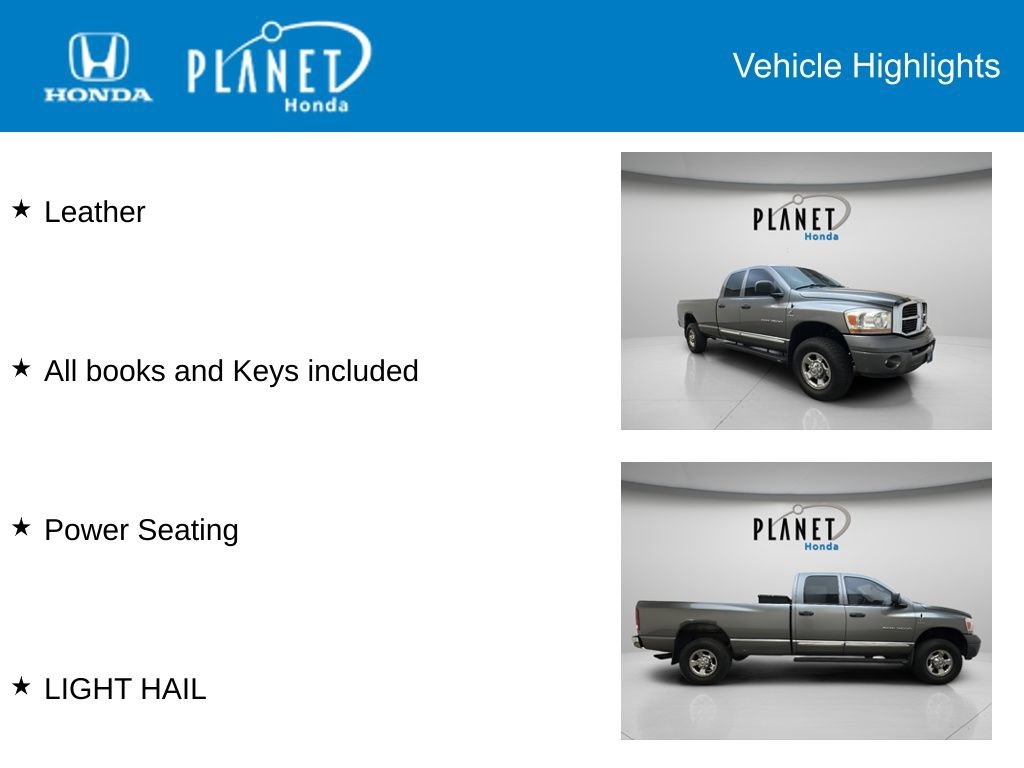 Used 2006 Dodge Ram 2500 Truck Laramie AWD/4WD image 4