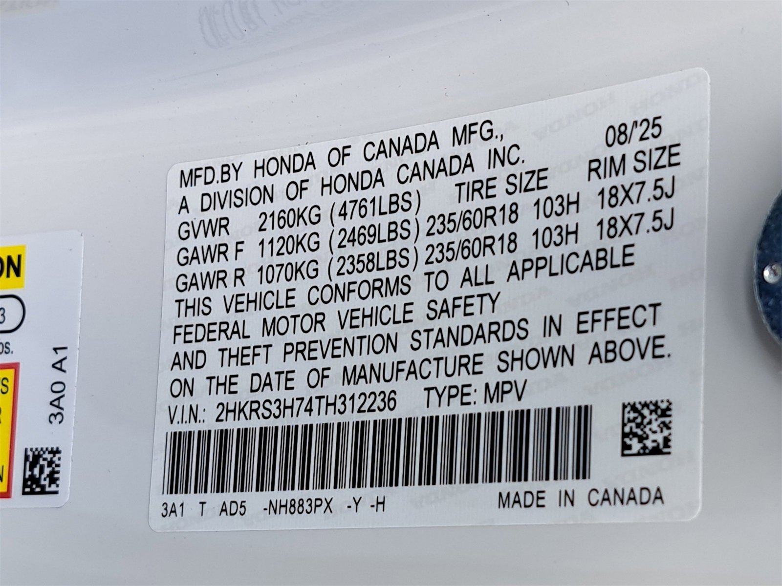 New 2026 Honda CR-V EX-L image 36