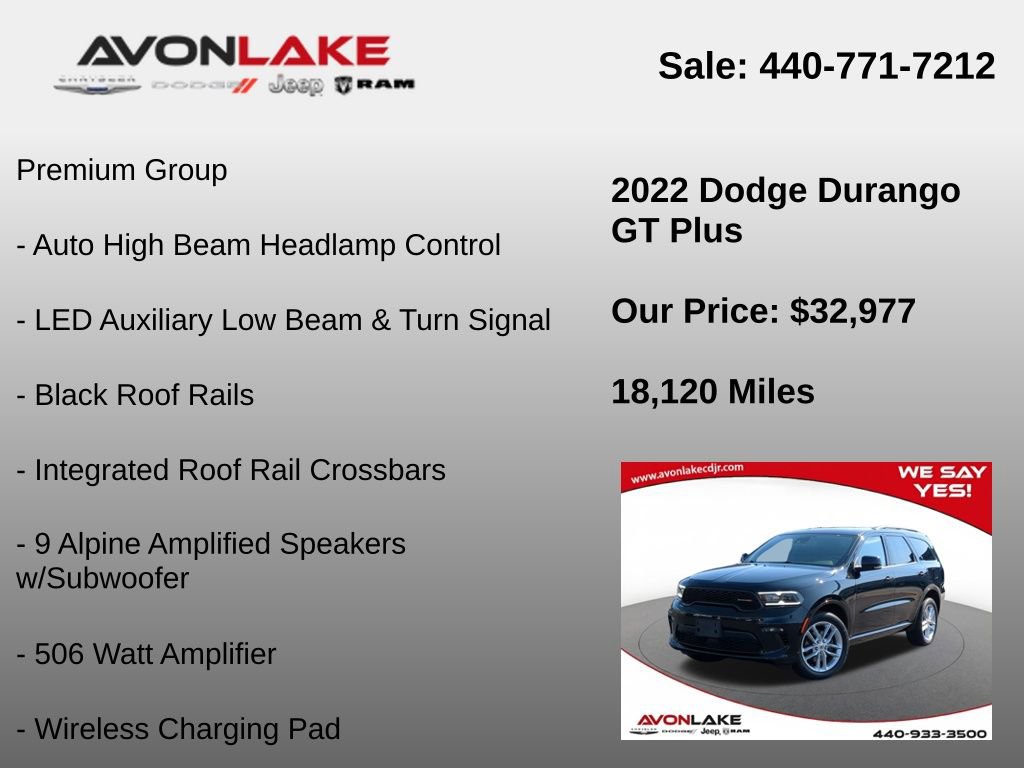 Used 2022 Dodge Durango GT image 30