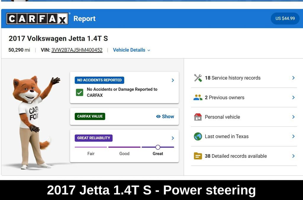 Used 2017 Volkswagen Jetta S image 9