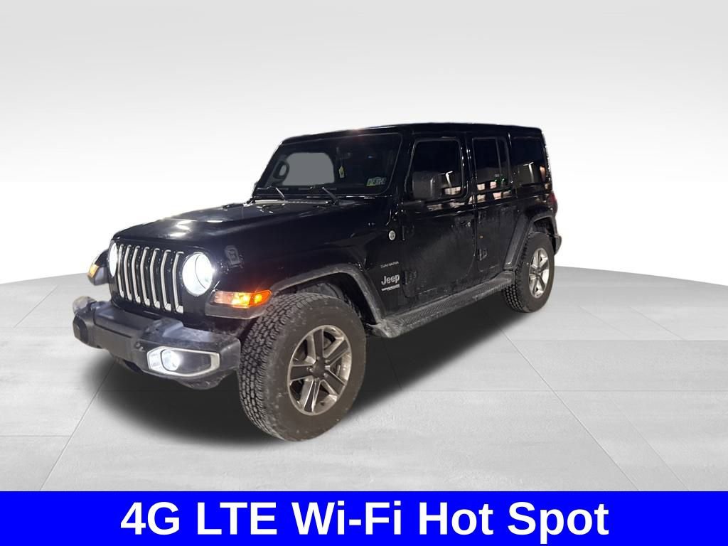Used 2021 Jeep Wrangler Unlimited Sahara w/ Uconnect 4C Nav & Sound Group image 20